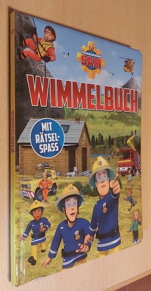 gebrauchtes Buch – Ideengeber: D. Gingell, D. Jones, R.M.J. Lee – Feuerwehrmann Sam - Wimmelbuch mit Rätselspaß