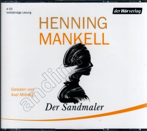 gebrauchtes Hörbuch – Henning Mankell – Der Sandmaler // 4 CDs gelesen von Axel Milberg