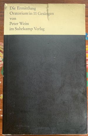 Die Ermittlung - Oratorium in 11 Gesängen