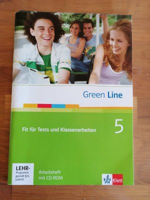 gebrauchtes Buch – Horner, Marion; Baer-Engel – Green Line 5 - Fit für Tests und Klassenarbeiten 5, Arbeitsheft und CD-ROM mit Lösungsheft Klasse 9