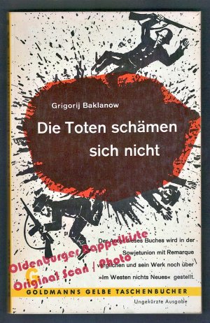 antiquarisches Buch – Grigorij Baklanow – Die Toten schämen sich nicht (1962)  - Baklanow, Grigorij