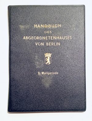 gebrauchtes Buch – Handbuch des Abgeordnetenhauses von Berlin II-Wahlperiode