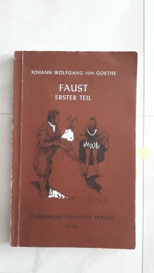 gebrauchtes Buch – Goethe, Johann W von – Faust - Der Tragödie erster Teil