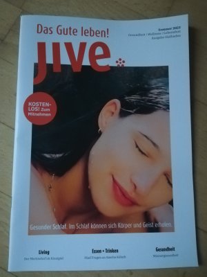 gebrauchtes Buch – Jive. Das Gute leben! Gesunder Schlaf. Im Schlaf können sich Körper und Geist erholen.