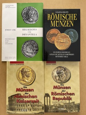 10 Bände): Regalianus und Dryantilla. - Dokumentation Münzen Texte Epigraphisches. Die Münzen der römischen Kaiserzeit. Die Münzen der römischen Republik […]