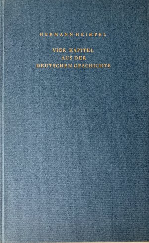 Vier Kapitel aus der deutschen Geschichte