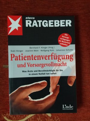 gebrauchtes Buch – Klinger, Sven; Mohr – Patientenverfügung und Vorsorgevollmacht