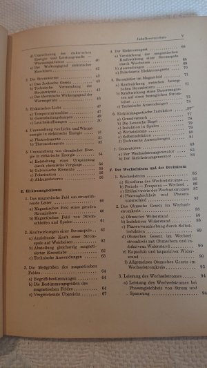 antiquarisches Buch – Hans Reth  – Physik für Metallberufe Elektrizitätslehre