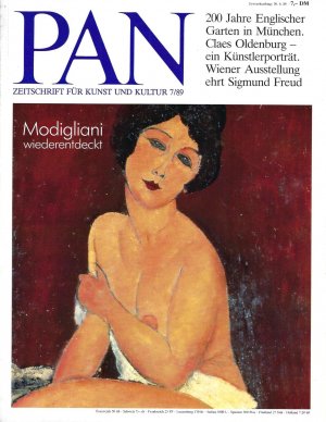 PAN - Zeitschrift für Kunst und Kultur 7/89 - 200 Jahre Englischer Garten in München