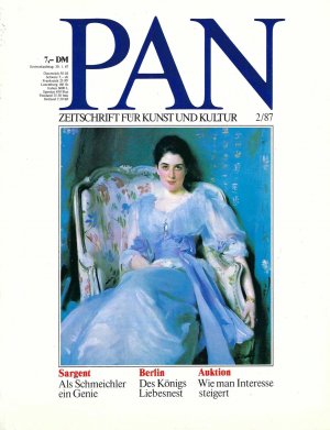 gebrauchtes Buch – PAN-Redaktion – PAN - Zeitschrift für Kunst und Kultur 2/87 - Sargent - Berlin - Auktion