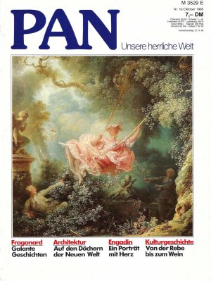 gebrauchtes Buch – Senator E. h – PAN - Unsere herrliche Welt 10/85 - Fragonard - Architektur - Engadin - Kulturgeschichte