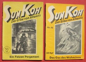 48 x Sun Koh - Der Erbe von Atlantis. Utopische Abenteuer von Freder van Holk. Einzelhefte ! Heftreihe von 1949-1953, Planet-Verlag, Braunschweig. Sehr […]