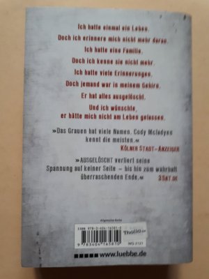 gebrauchtes Buch – Cody McFadyen – Ausgelöscht