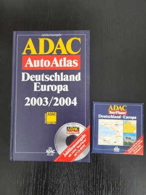 gebrauchtes Buch – ADAC AutoAtlas Deutschland /Europa 2003/2004