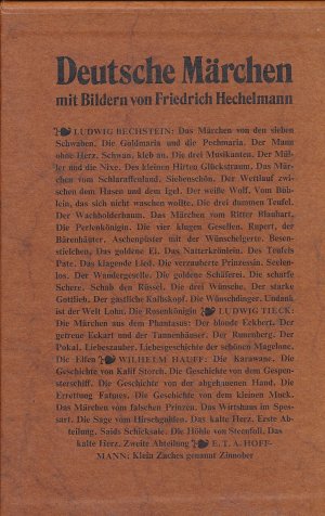 Deutsche Märchen., Mit Bildern von Friedrich Hechelmann.