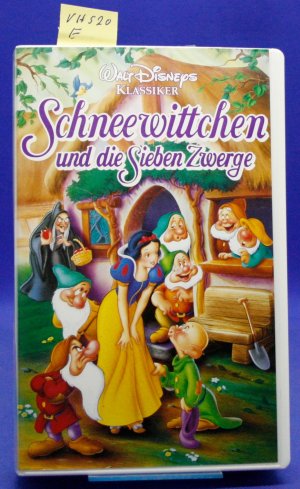 Schneewittchen und die Sieben Zwerge-Disney - VHS - Kassette mit 2 Hologrammen