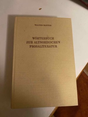 Wörterbuch zur altnordischen Prosaliteratur