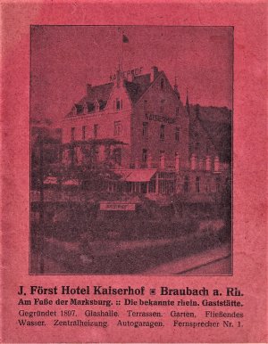 Först's Hotel Kaiserhof in Braubach a.Rh.