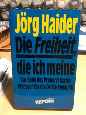 Die Freiheit, die ich meine (signiert)