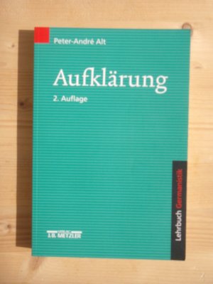 Aufklärung: Lehrbuch Germanistik (ISBN 9783874397148)