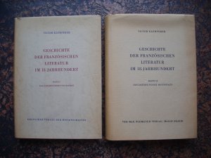 Geschichte der Französischen Literatur im 18. Jahrhundert - 2 Bände komplett