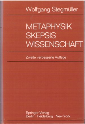 Metaphysik-Skepsis-Wissenschaft