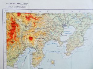 International map: Japan 1:1.000.000, North I 54 Tokyo