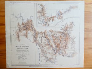 Teilkarten aus Nordwest-Yünnan und Süd-Setschuan