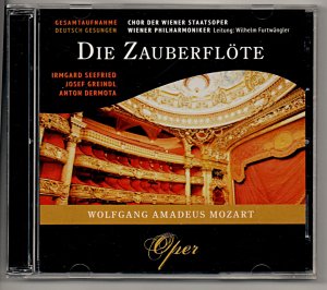 CD "DIE ZAUBERFLÖTE" Wolfgang Amadeus Mozart Gesamtaufnahme deutsch gesungen 2 CDs