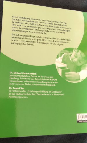 gebrauchtes Buch – Pütz, Tanja; Klein-Landeck, Michael – Montessori-Pädagogik - Einführung in Theorie und Praxis