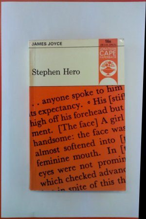 antiquarisches Buch – James Joyce – Stephen Hero