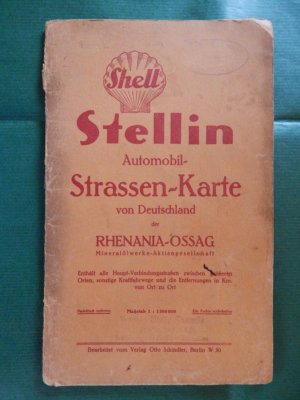 Shell Stellin Automobil-Strassen-Karte von Deutschland