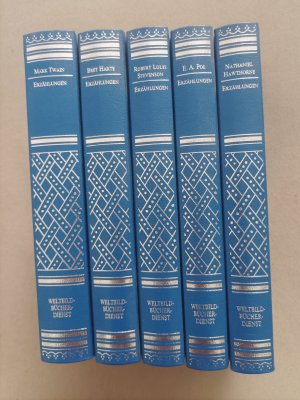 5 Bücher: Reihe Weltbild-Bücherdienst Erzählungen R. L. Stevenson / B. Harte / M. Twain / N. Hawthorne / E. A. Poe