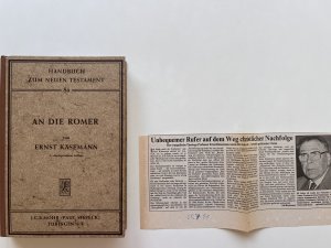 An die Römer // + Zugabe //  [Handbuch zum Neuen Testament 8a]