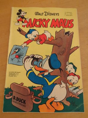 Micky Maus Heft - Nr. 5 - 1957 (1. Märzheft) Originalausgabe