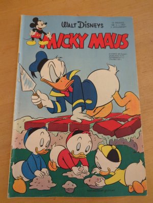 antiquarisches Buch – Walt Disney – Micky Maus Heft - Nr. 2 - 1957 (2. Januarheft) Originalausgabe