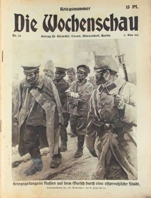 antiquarisches Buch – W. Girardet  – Die Wochenschau. 47 Kriegsnummern zwischen 19. 9. 1914 und 20 .5. 1916