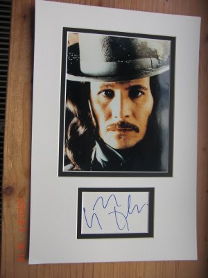 Gary Oldman - Foto + Autogramm im Passepartout