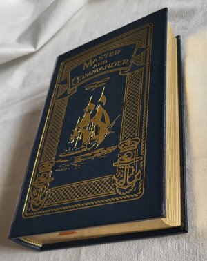 master and commander patrick o'brian easton press LEATHER BOUND book accented in 22kt gold