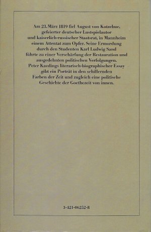 gebrauchtes Buch – Peter Kaeding – August von Kotzebue