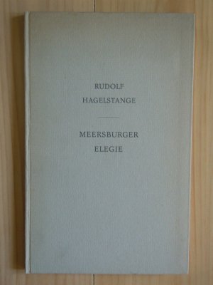 Meersburger Elegie [Widmungsexemplar]