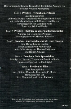 gebrauchtes Buch – Brandt, Peter  – Preussen, Zur Sozialgeschichte eines Staates