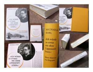 gebrauchtes Buch – Michaela Karl – "Ich würde so etwas nie ohne Lippenstift lesen." Maeve Brennan. Eine Biographie. Mit 31 Schwarzweißabbildungen auf Tafeln. Umschlaggestaltung von Hannah Kolling.