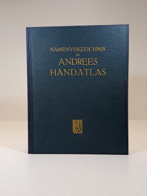 antiquarisches Buch – Namensverzeichnis zu Andrees Handatlas