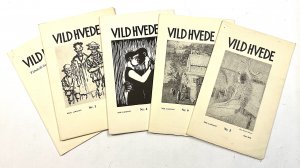 4 Hefte: VILD HVEDE: Nr. 4 + 5 + 6 (April, Mai, Juni) 1948 + Nr. 1 (Januar) 1949 + Tidsskrift for ung dansk Litteratur XXII. Aargang 1948