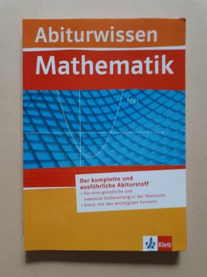 Abiturwissen Mathematik - Analysis