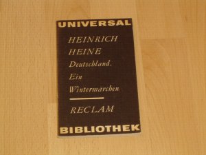 gebrauchtes Buch – Heinrich Heine – Deutschland. Ein Wintermärchen