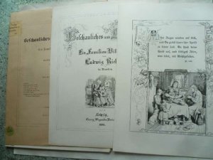 Beschauliches und Erbauliches. Ein Familien-Bilderbuch von Ludwig Richter in Dresden.