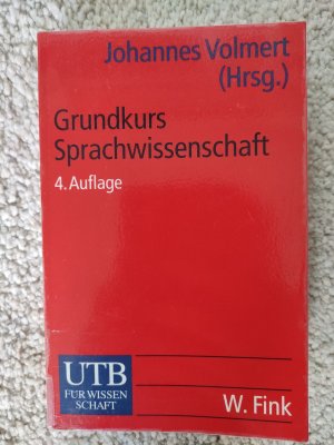 gebrauchtes Buch – Johannes Volmert – Grundkurs Sprachwissenschaft - Eine Einführung in die Sprachwissenschaft für Lehramtsstudiengänge