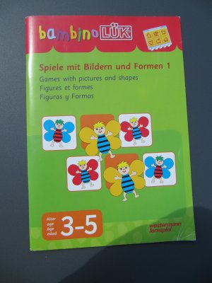 gebrauchtes Buch – Michael Junga – bambinoLÜK - 3/4/5 Jahre Spiele mit Bildern und Formen 1